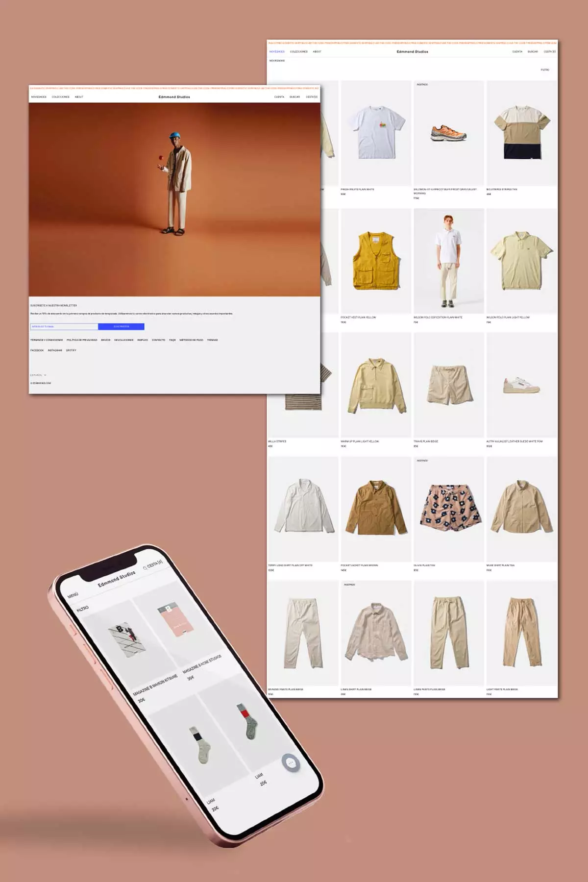 Proyecto de Desarrollo Web de Vectoriam by Auren para Edmmond Studios